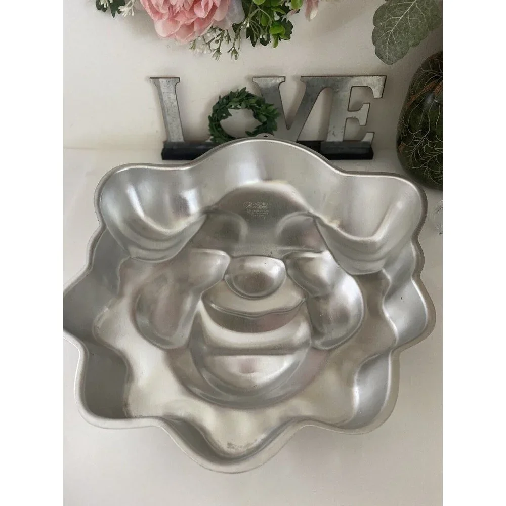 Wilton 1974 Clown Face‎ Cake Pan #502-275 Cake Mold Form Vintage 12